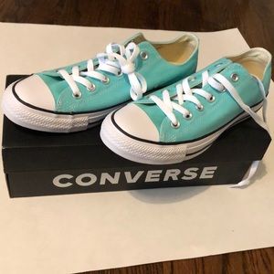 Converse women’s 8.5 light Aqua